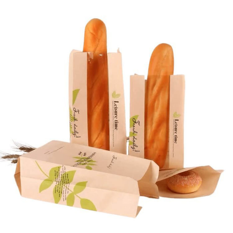 „Baguette“ duonos popieriniai maišeliai su langu